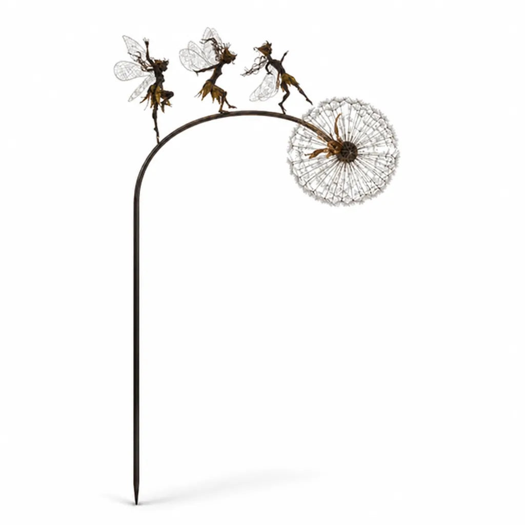 Stainless Steel Weather-Resistant Dandelion Garden Stake (68 or 82 cm)