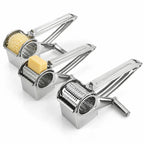 Hand-Crank Stainless Steel Rotary Cheese Grater