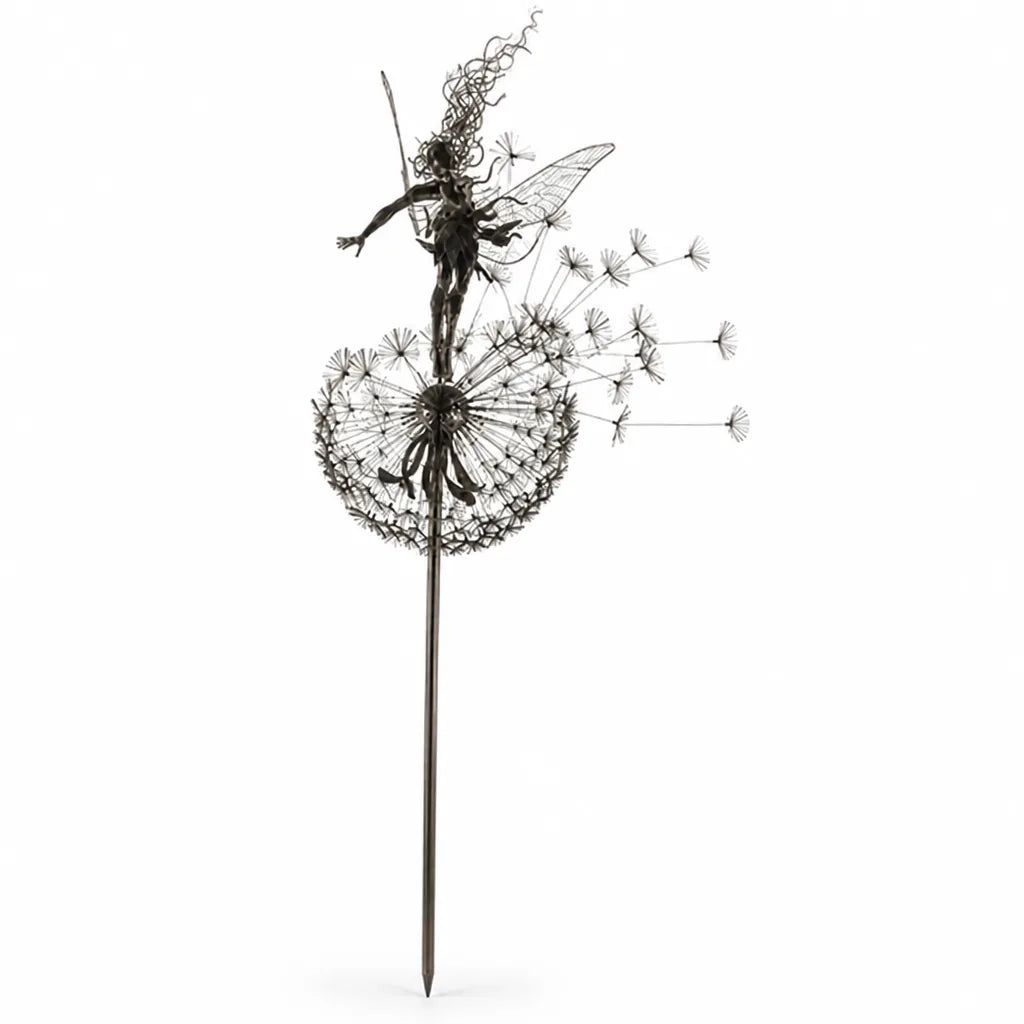 Stainless Steel Weather-Resistant Dandelion Garden Stake (68 or 82 cm)
