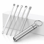 Reusable Stainless Steel Ear Care Kit (6-Piece Set)