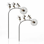 Stainless Steel Weather-Resistant Dandelion Garden Stake (68 or 82 cm)