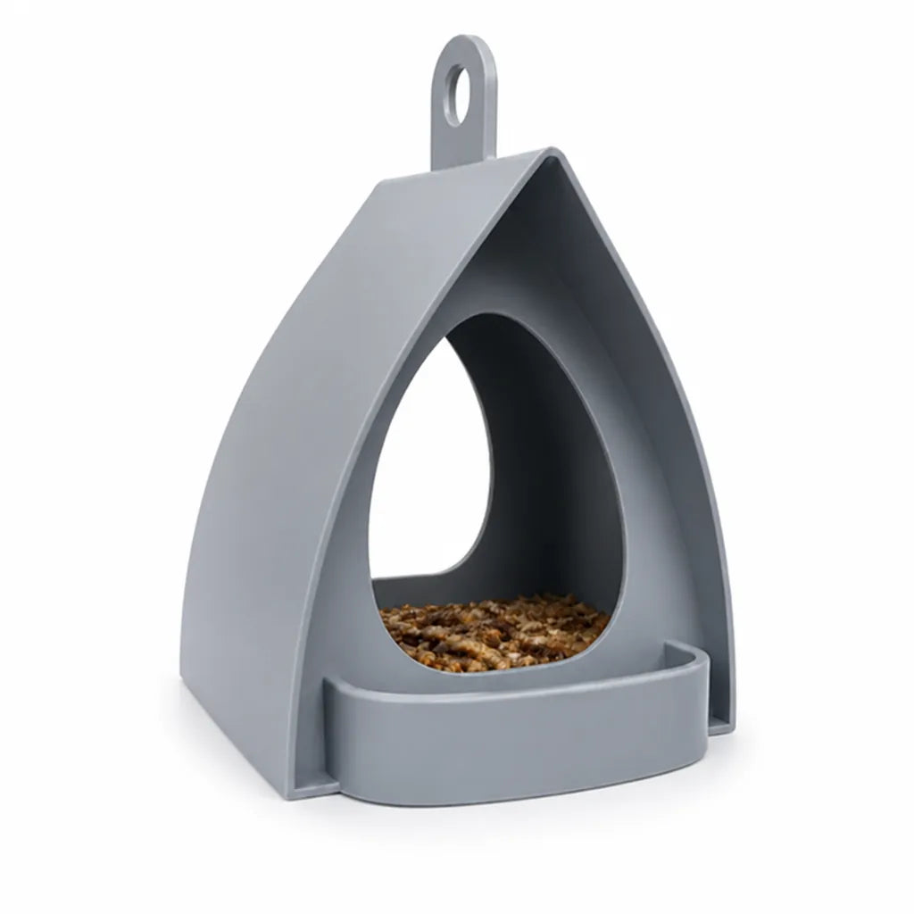 Protective Roof & Hanging Loop Window Bird Feeder