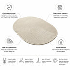 Loop Fleece Non-Slip Office Chair Mat