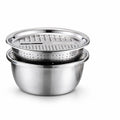 Stainless Steel Stackable Vegetable Cutter Set (Grater & Sieve)